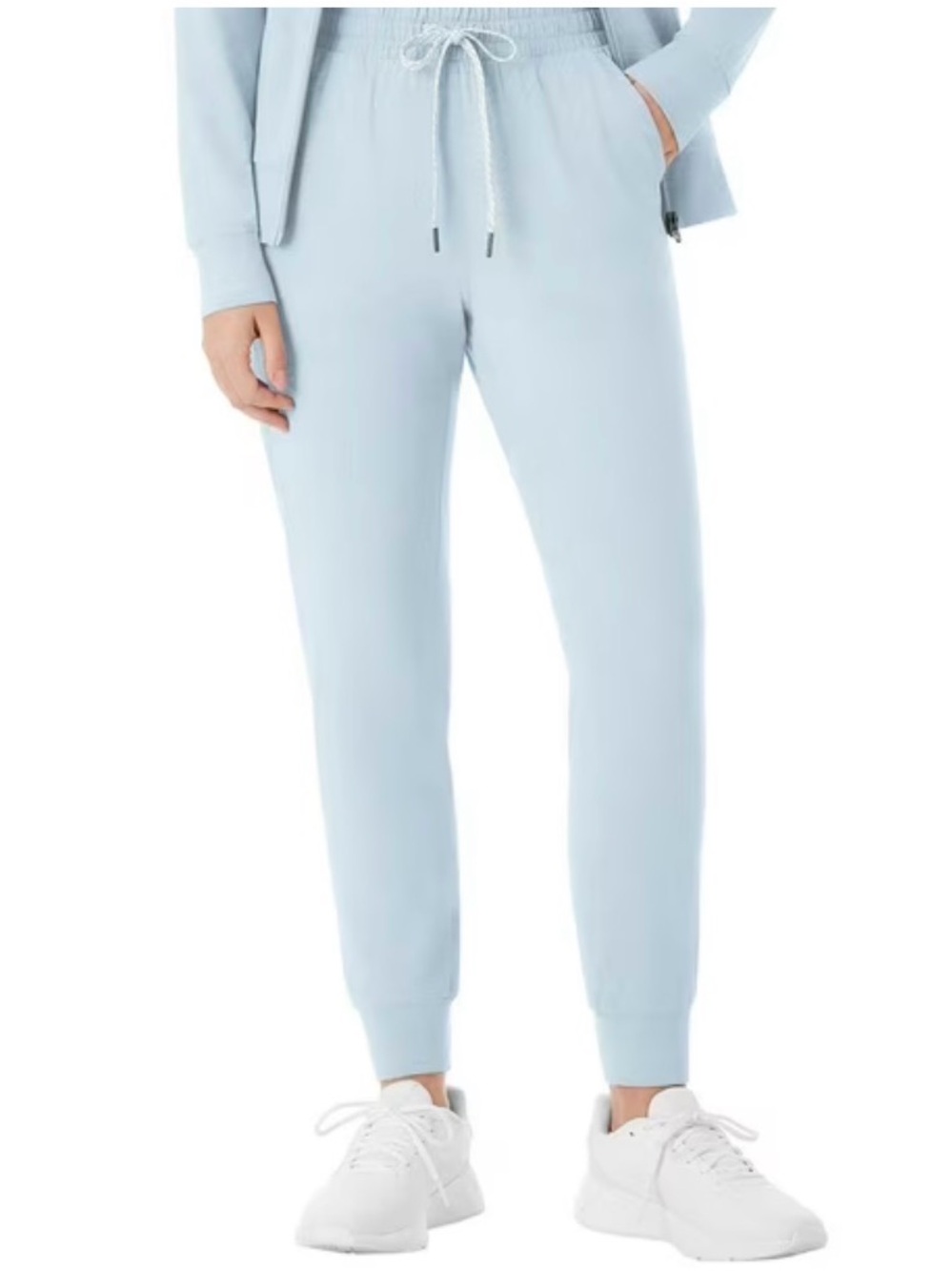 Women's Ankle Jogger Pants - Light Gray